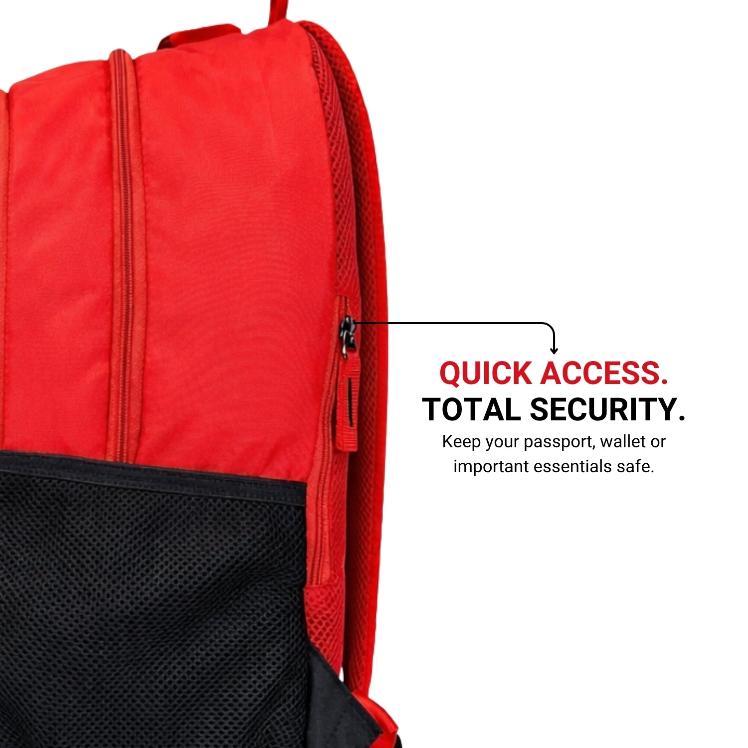 red backpack for boys