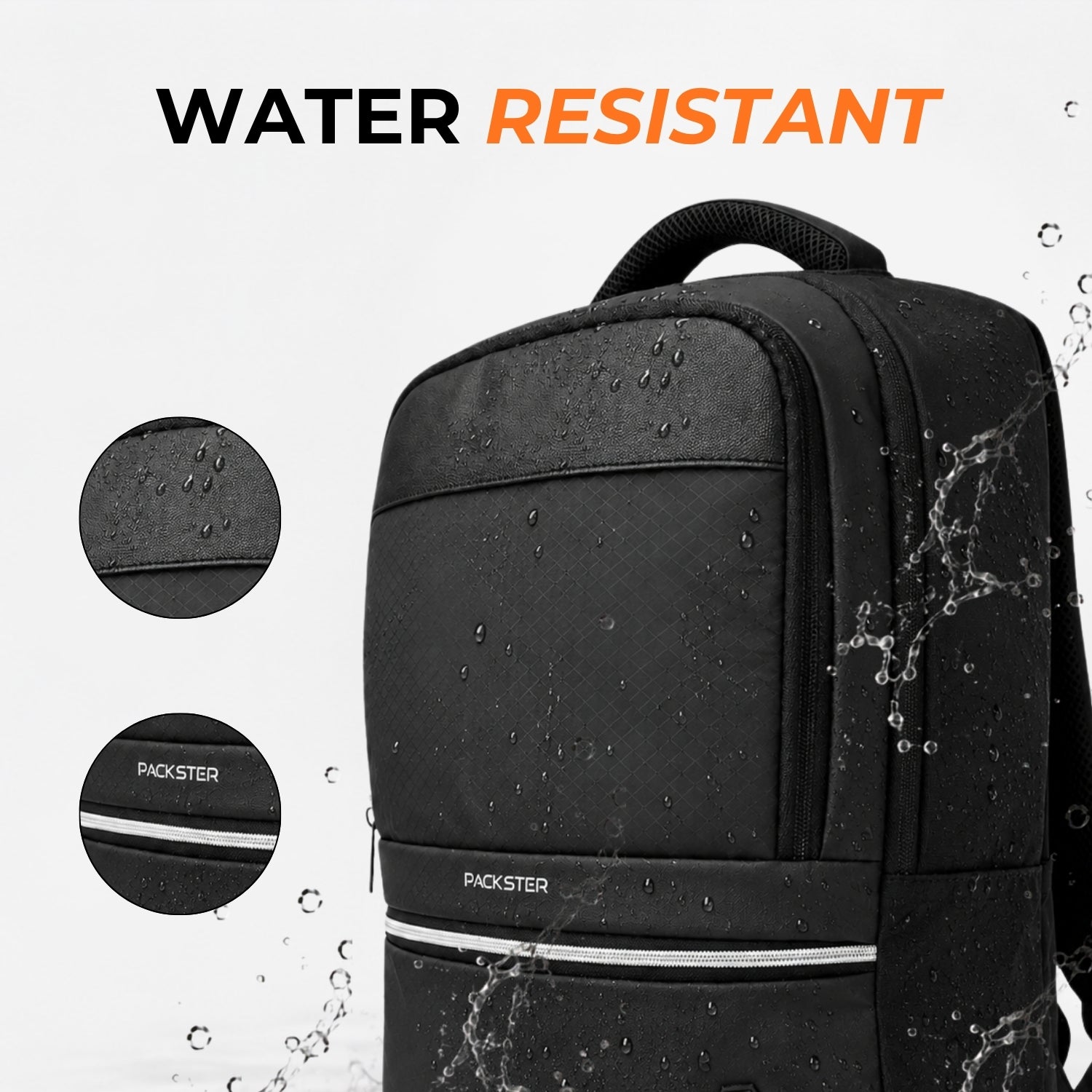  Black Backpack for Men