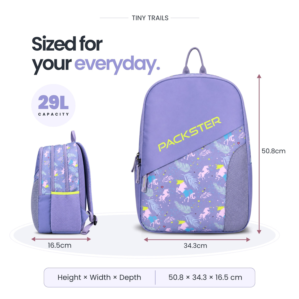 Unicorn Printed Backpack
