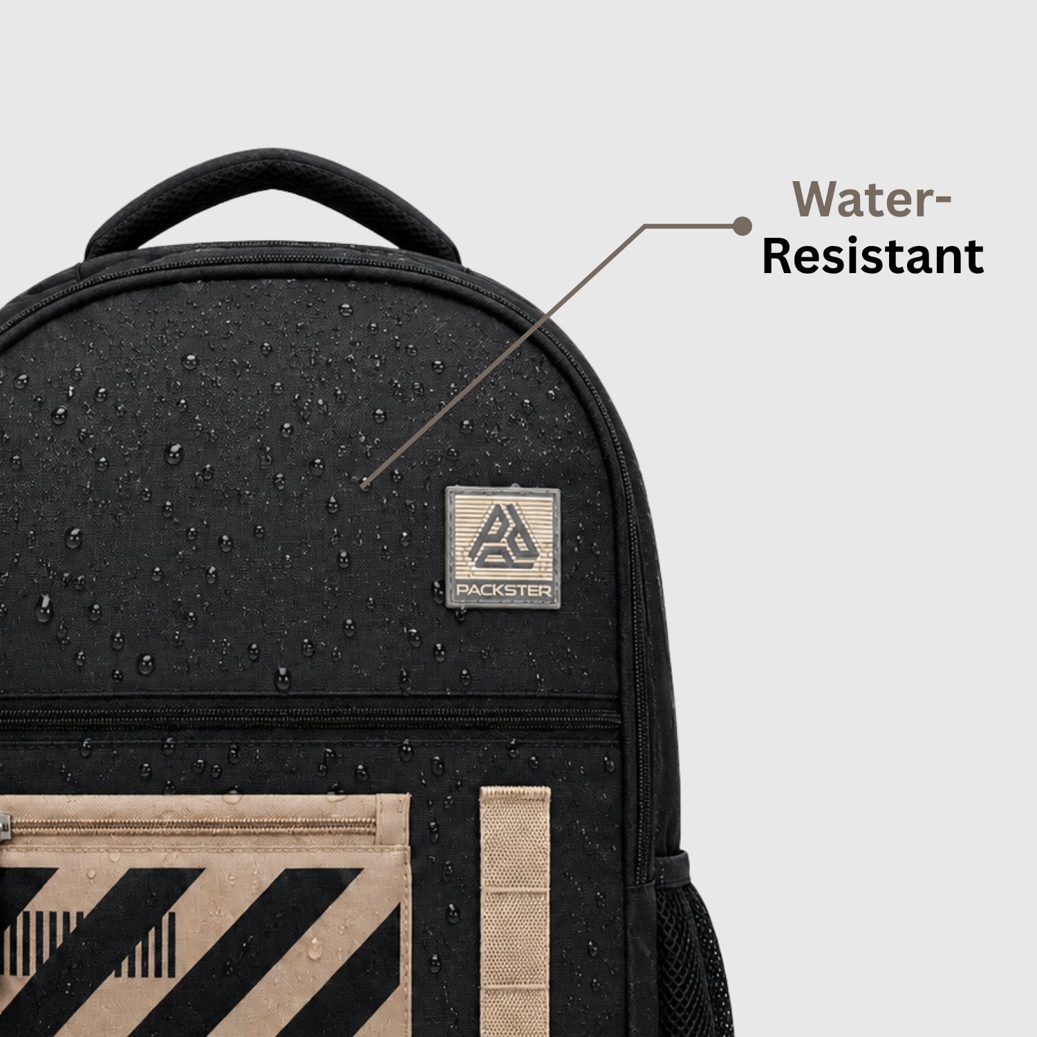 Black Laptop Backpack for Men