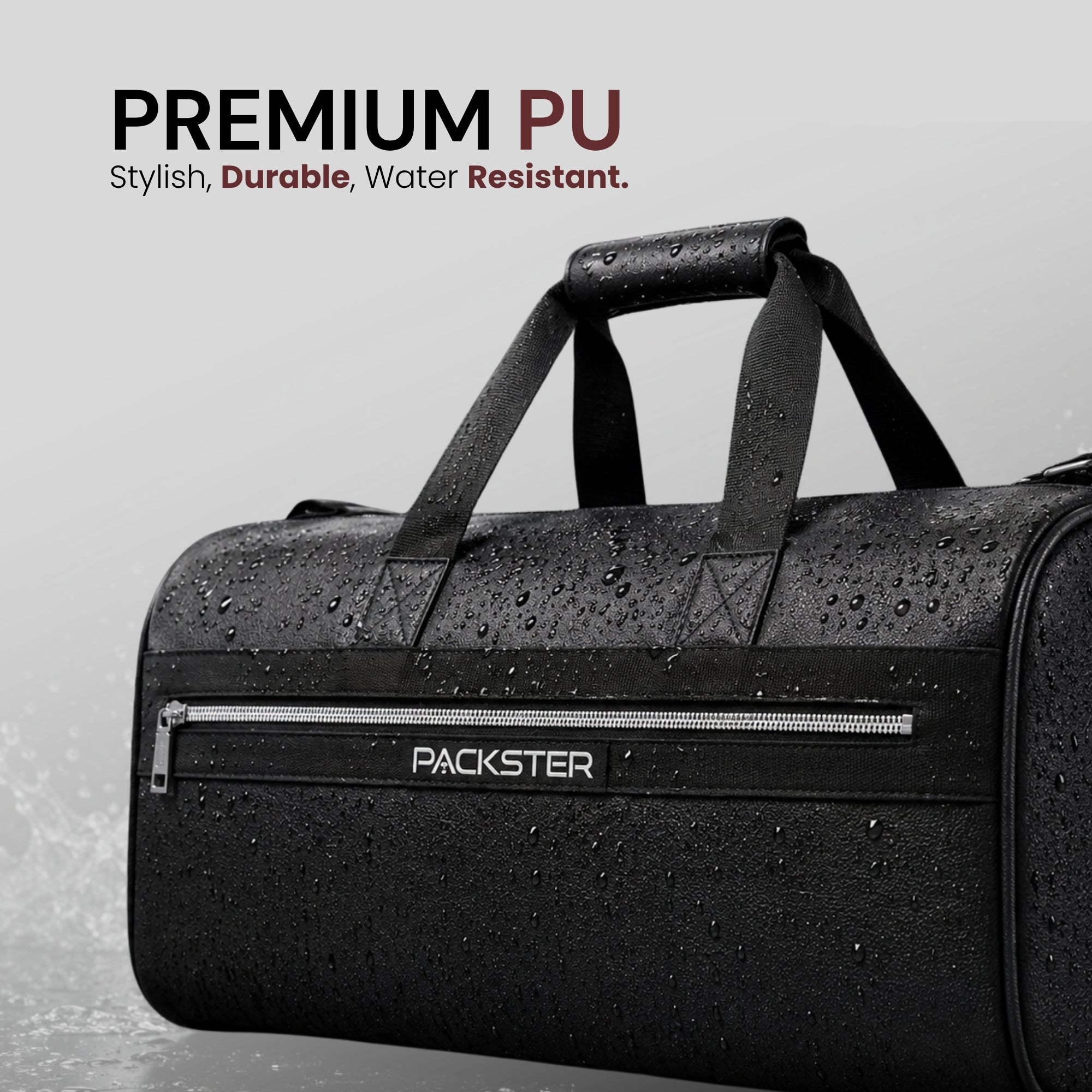 Black Travel Duffle Bag