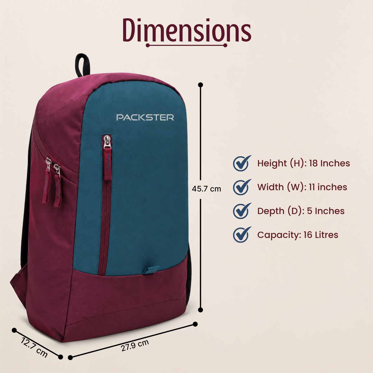 Ocean Blue Backpack