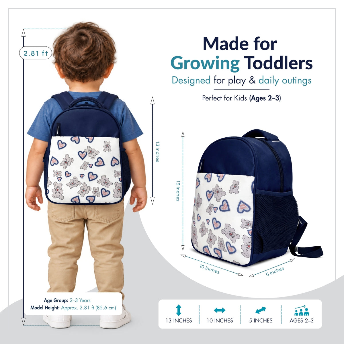 Blue Toddler Backpack