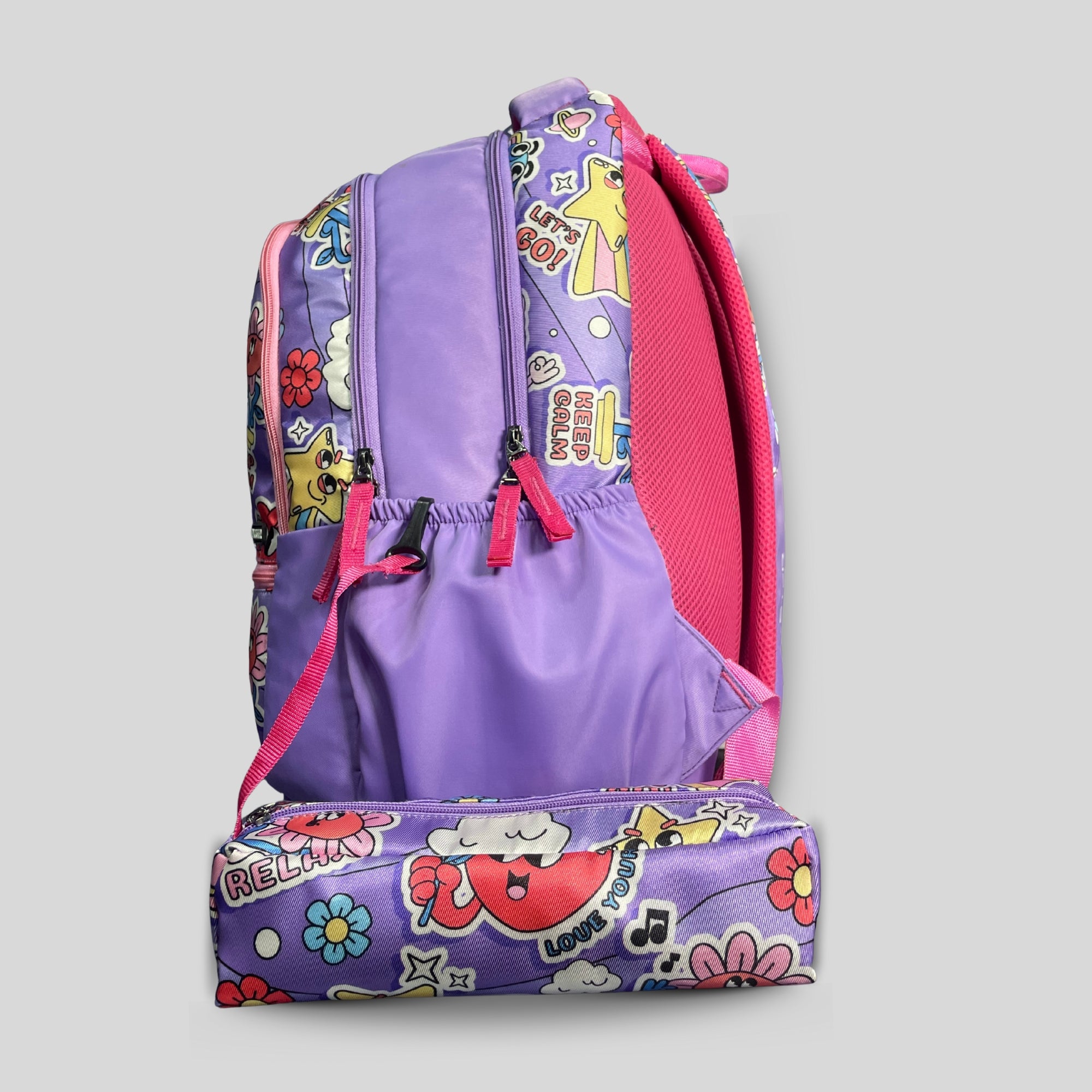 Packster BTS Series – BTS-RELAX Backpack – Lavender | 35L School & Travel Backpack for Girls