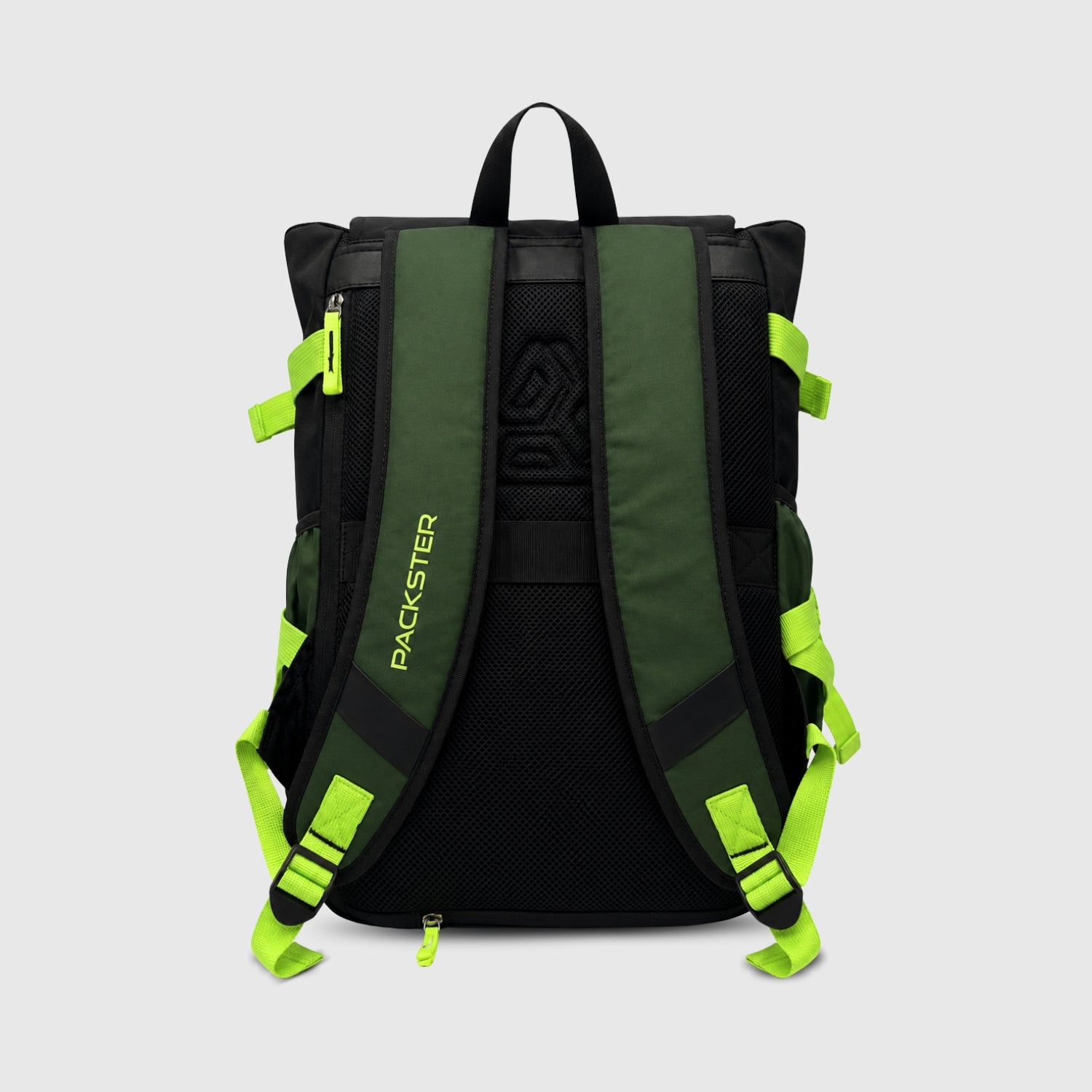  Black/Green Travel Backpack 