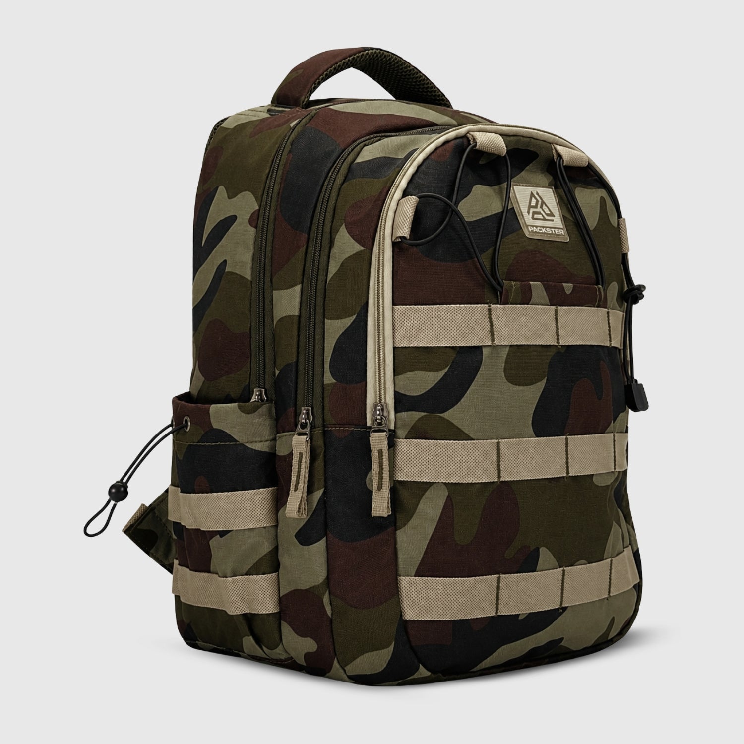  Khaki Travel Backpack 