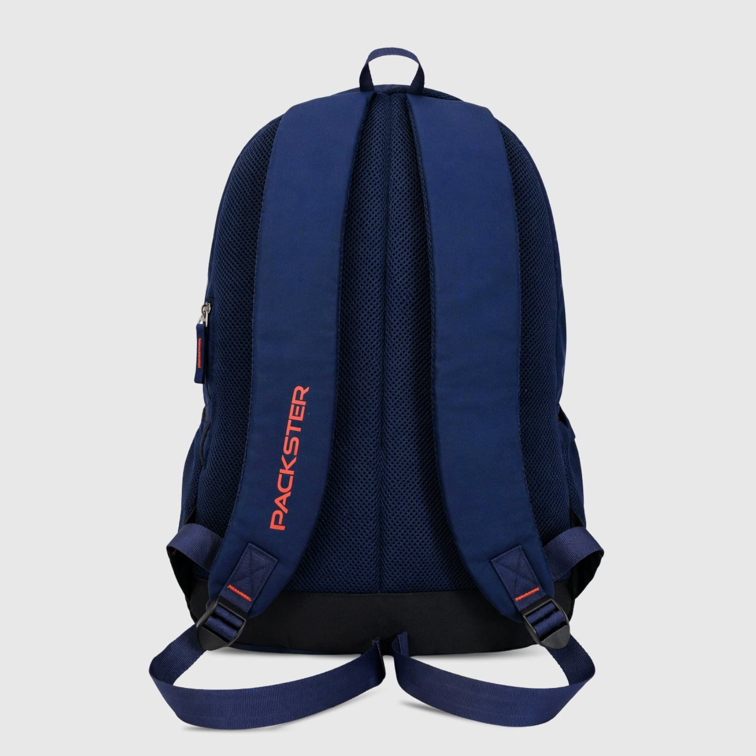 Anglar Navy 37L Backpack for Boys & Men | Triple Compartment College Travel Casual Bag | Water Resistant Backpack with Organizer & Bottle Holder