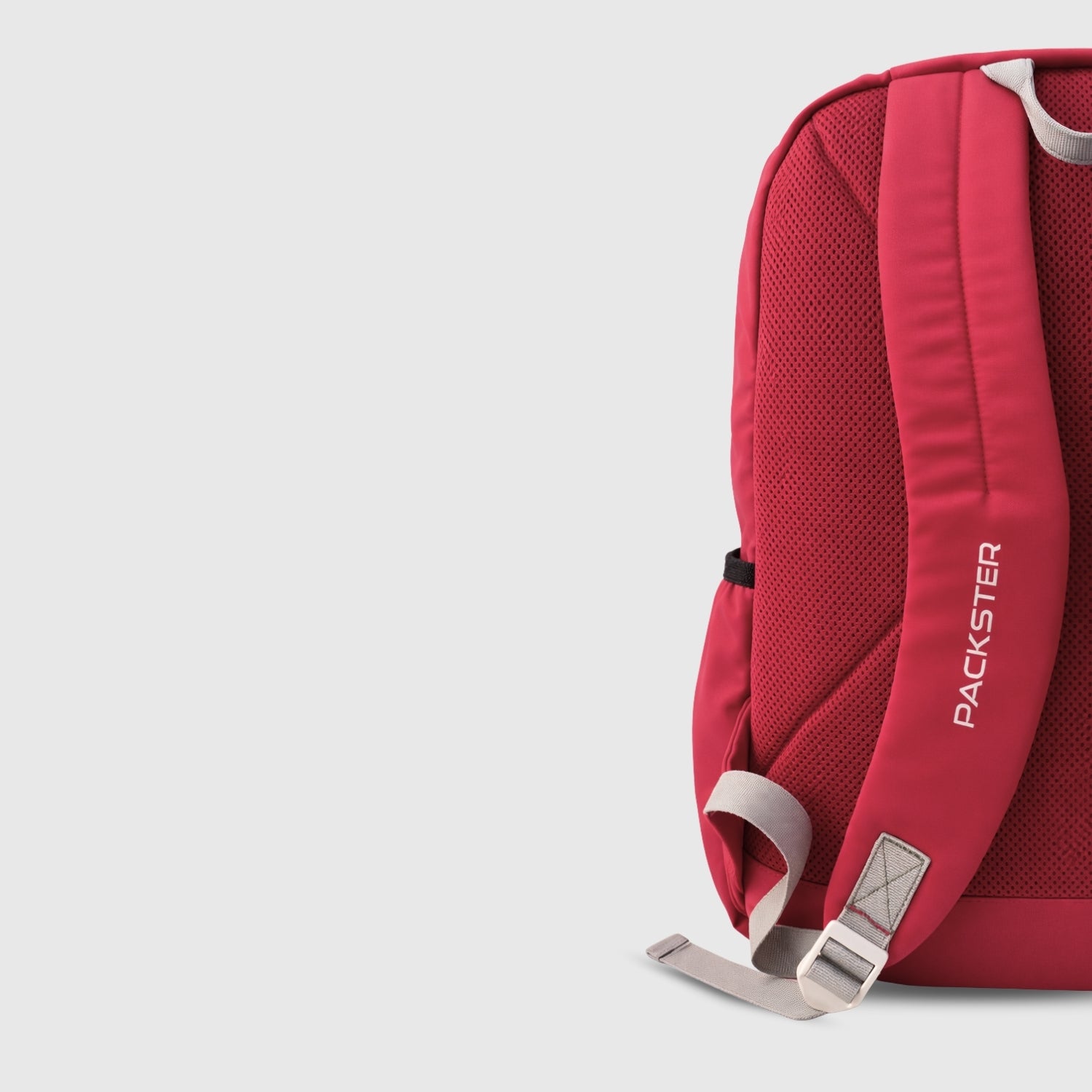 Packster Adventure red 36L Laptop Backpack for Students | Triple Compartment, Organizer Pockets, Water-Resistant School & Travel Bag