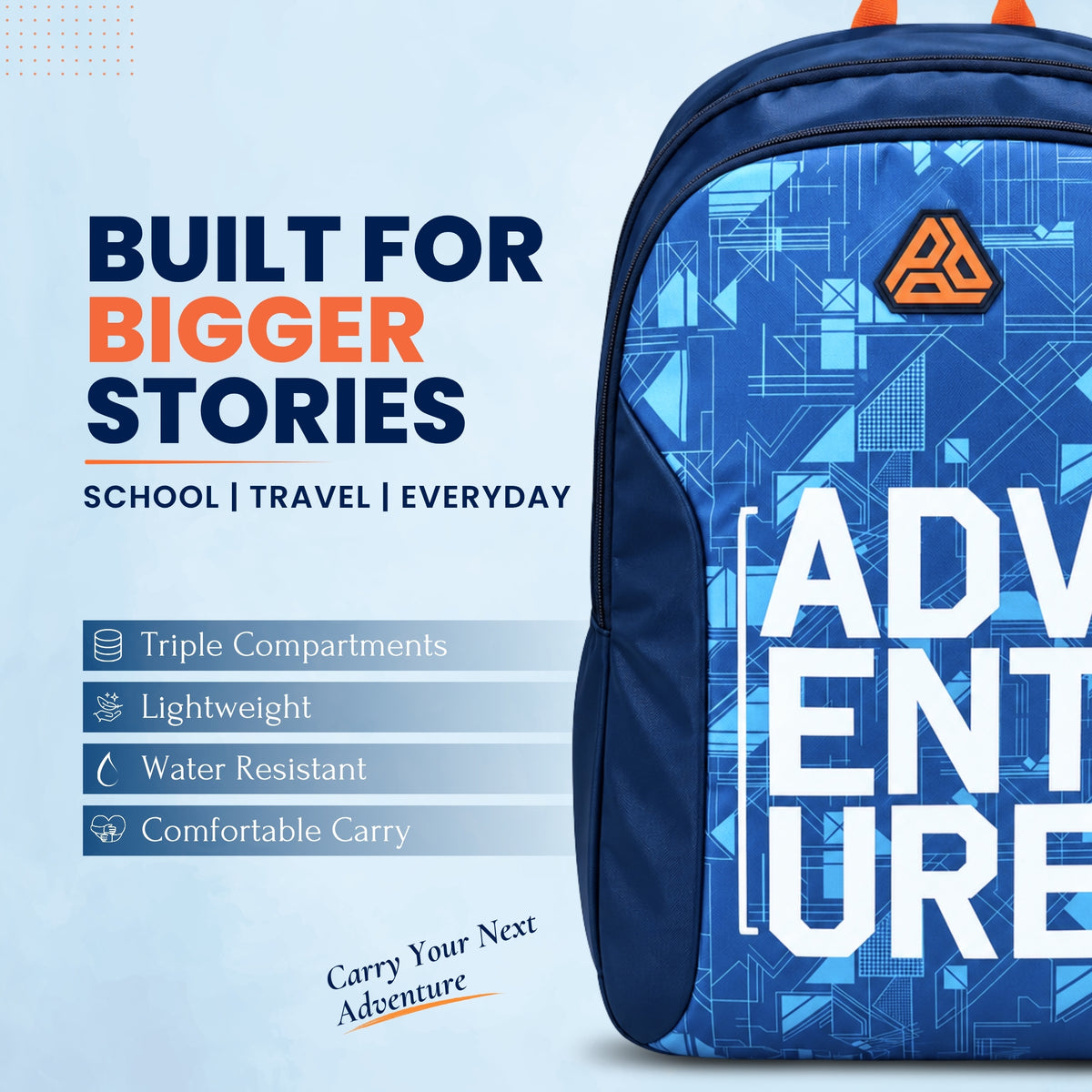 Blue Laptop Backpack