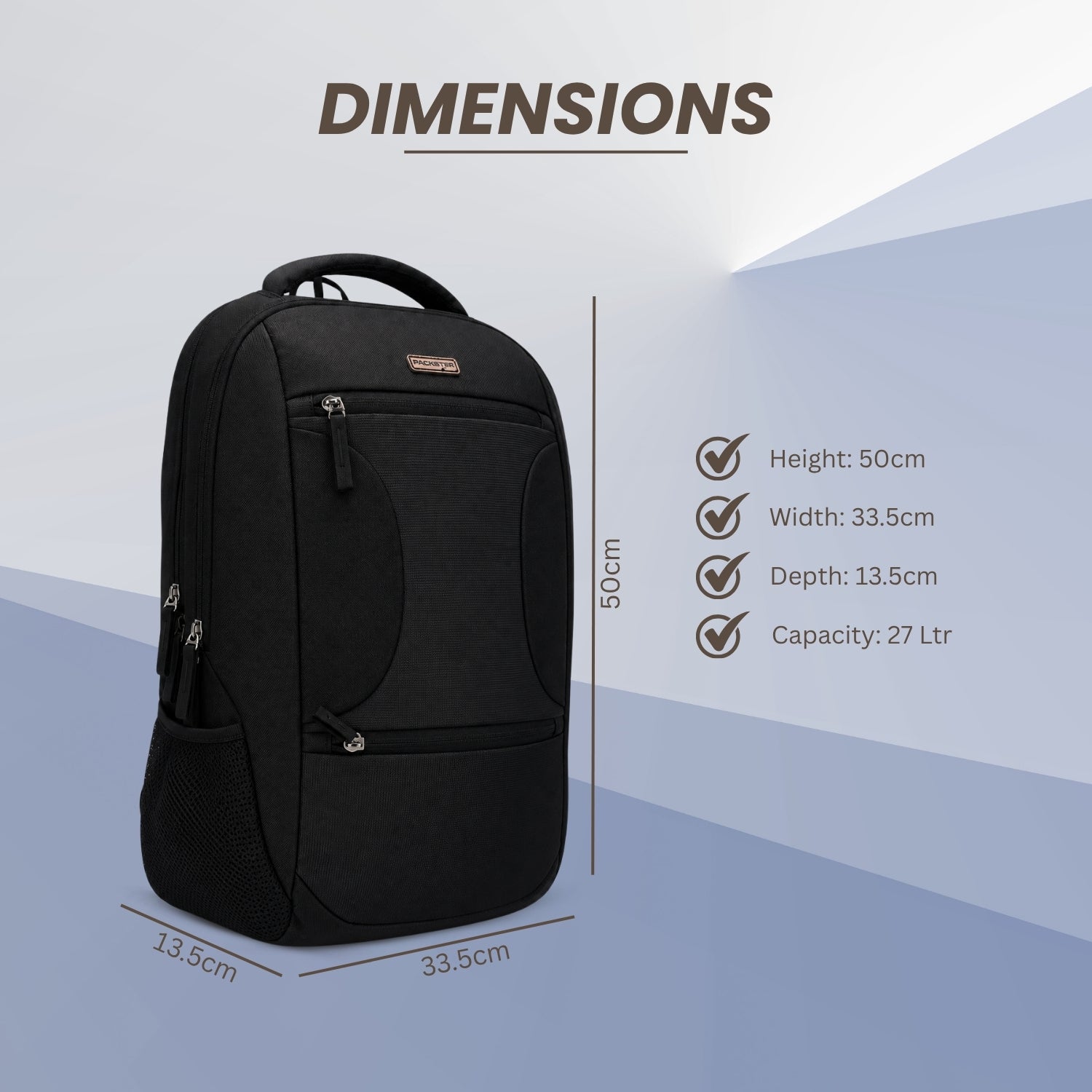 Black Laptop Backpack