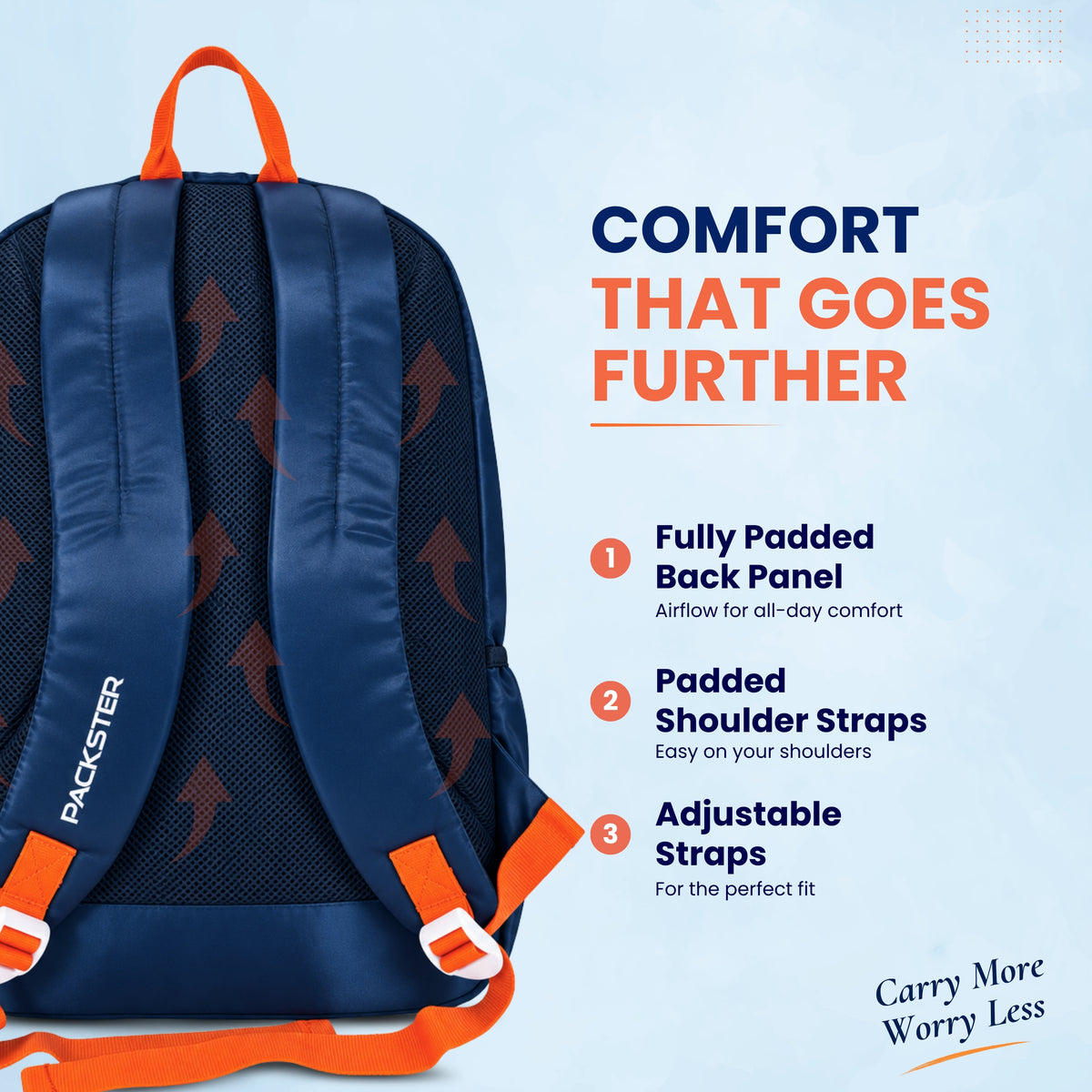 Blue Laptop Backpack