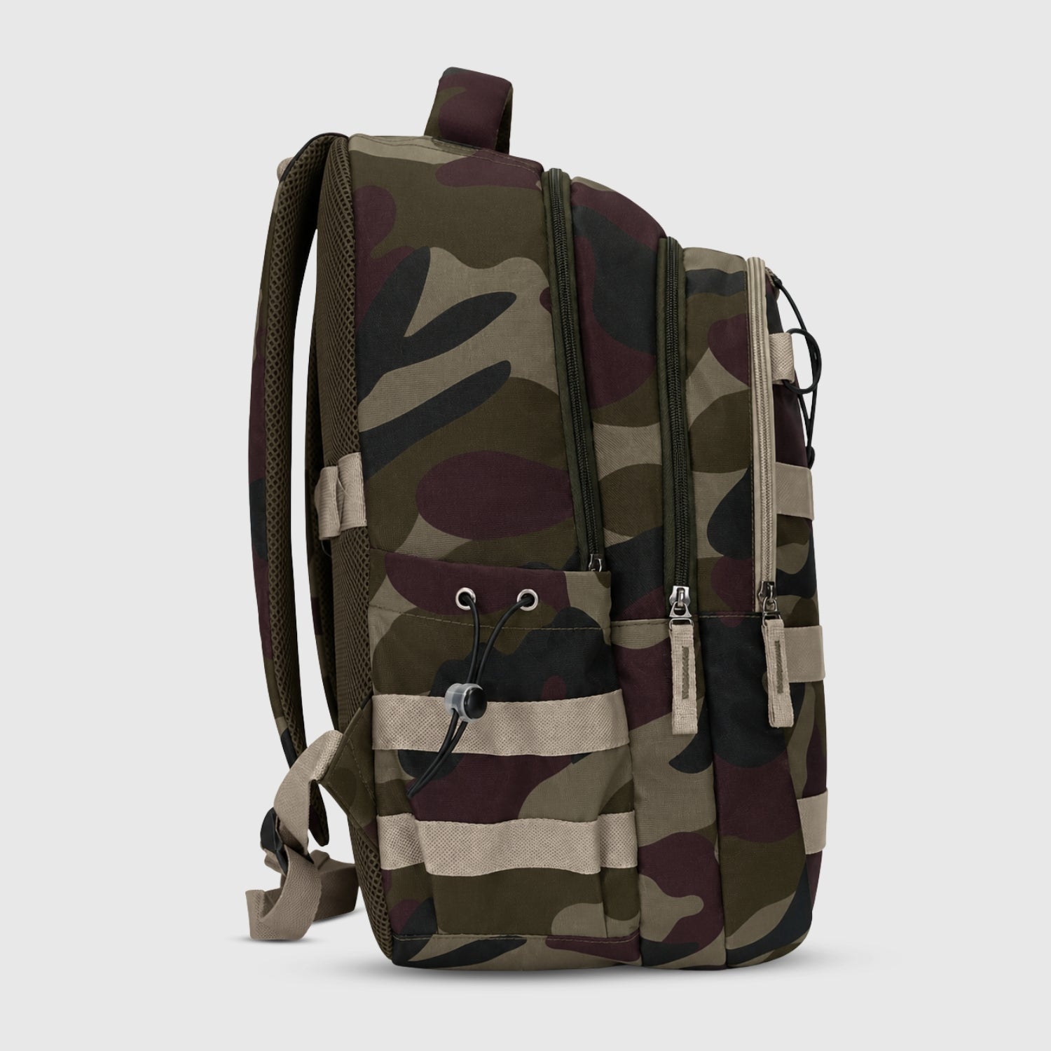  Khaki Travel Backpack 