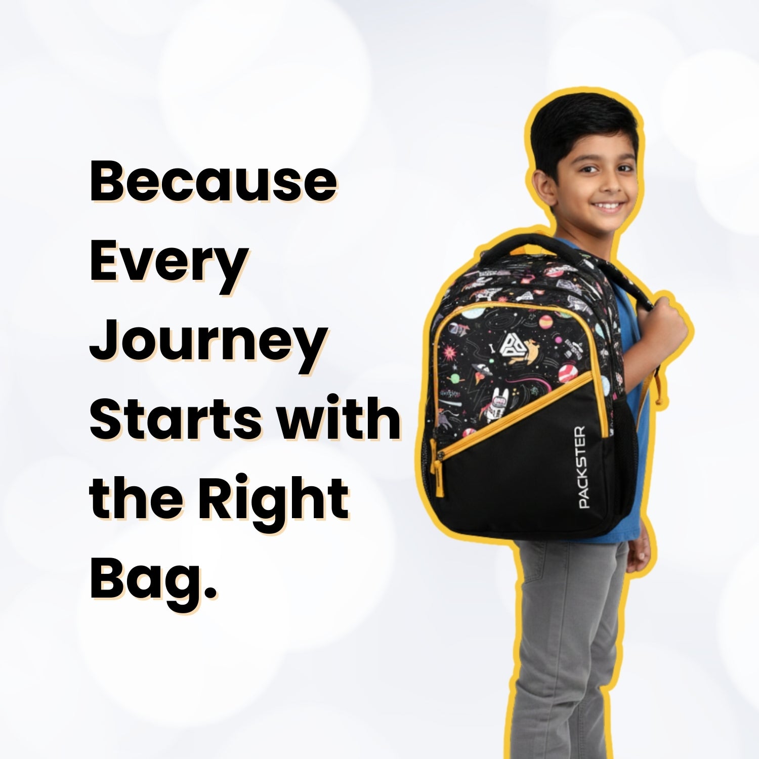 Packster Premium Space Galaxy Backpack | Water-Resistant & Ultra-Lightweight | Stylish Everyday Bag for School, Work & Travel