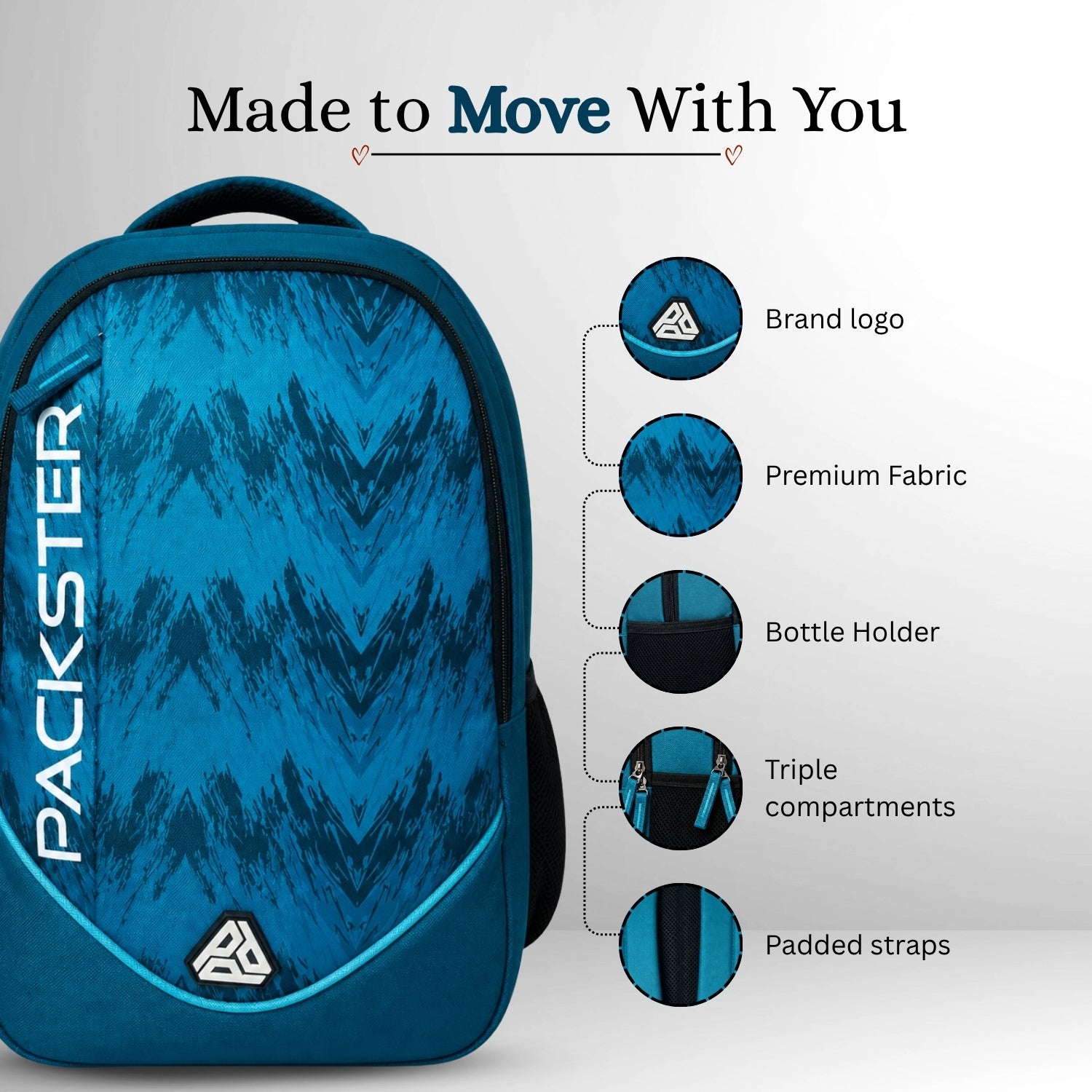 Ocean Blue Backpack