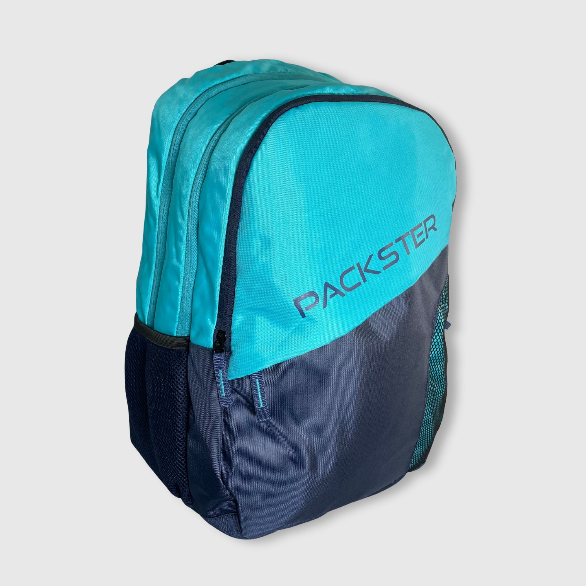 PACKSTER blue  Laptop Backpack – 35L Water-Resistant Bag with Padded Laptop Sleeve for College & Travel