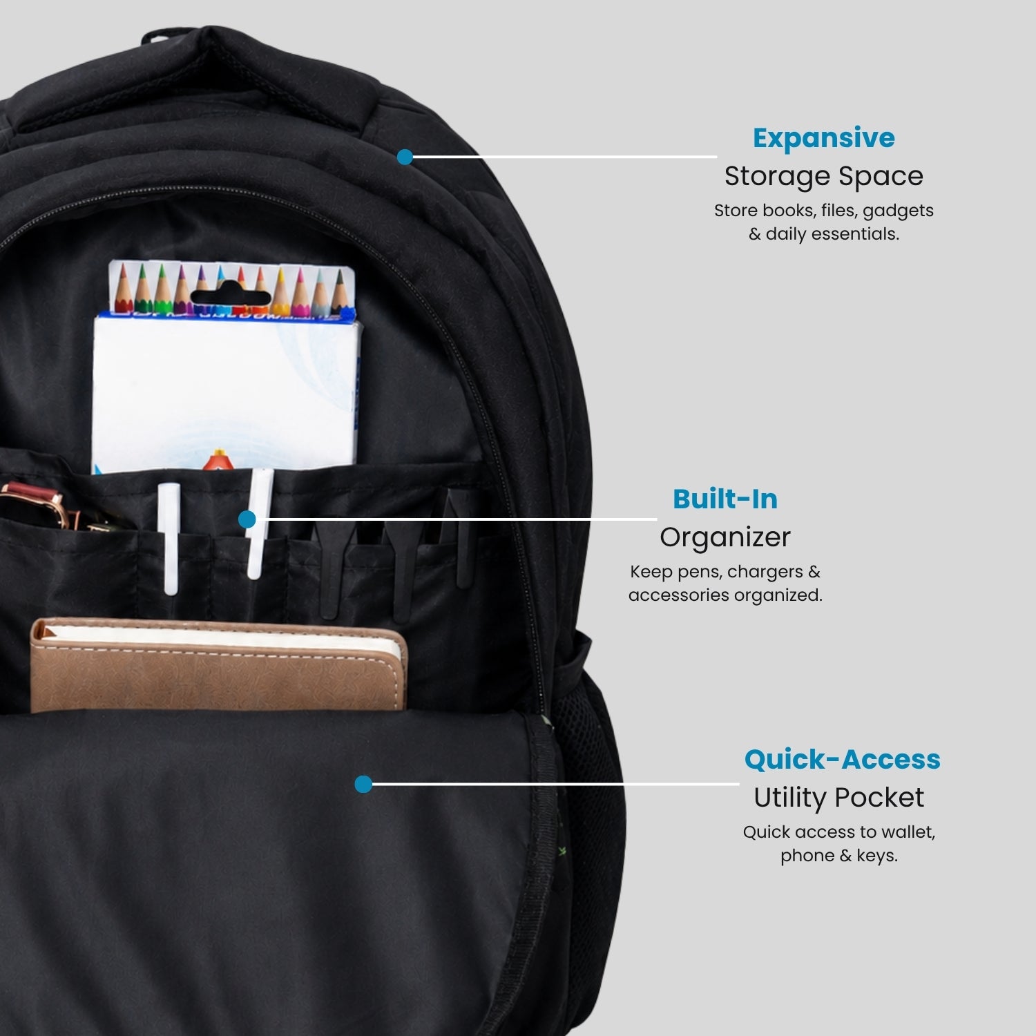 Ocean Blue Backpack