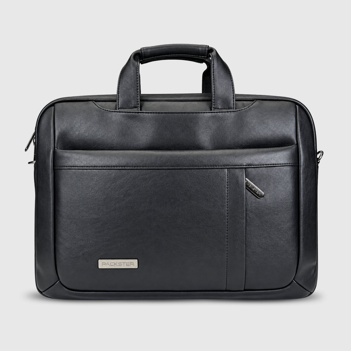 Packster Duke Black 14–16 Inch Laptop Messenger Bag for Men