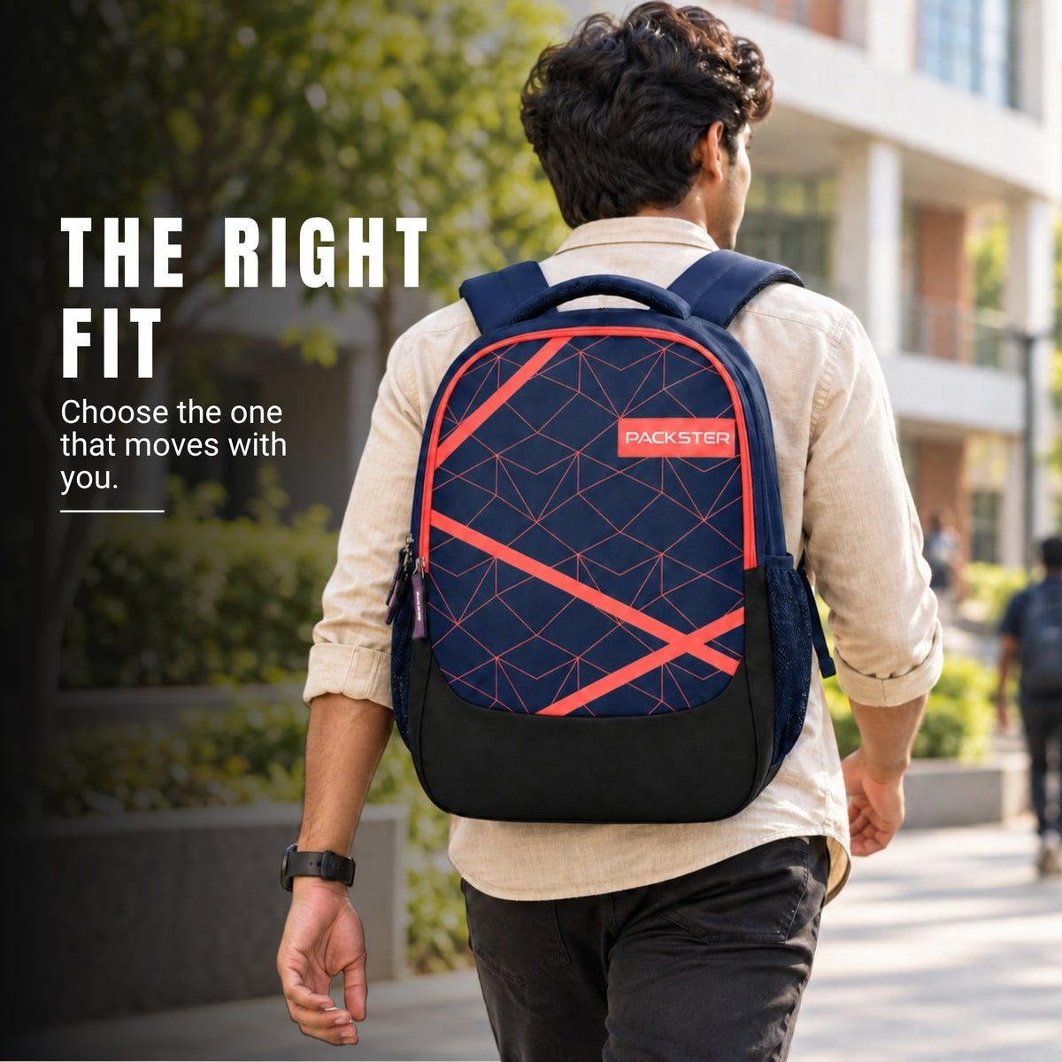 Navy Blue Backpack for Men and Boys