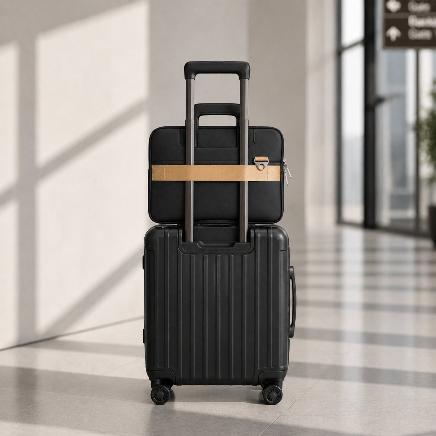 Packster KAIRO Black Laptop Sleeve for Men & Women
