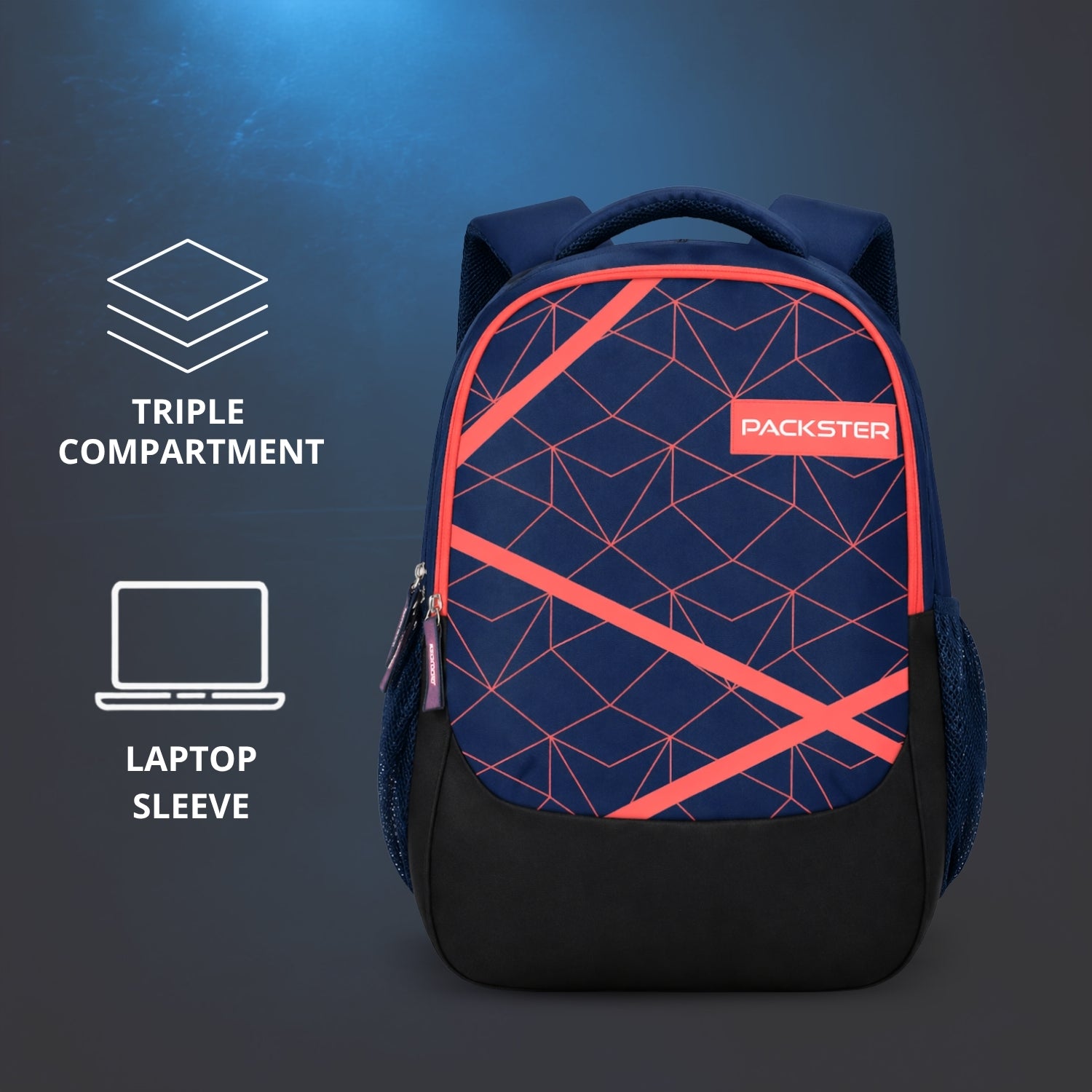 Navy Blue Backpack for Men &amp; Boys