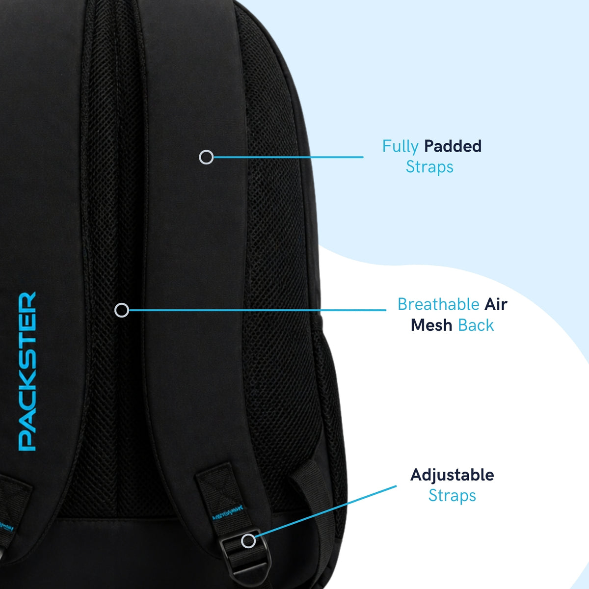  Black Backpack for College 