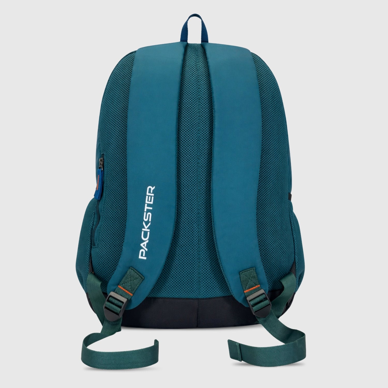 Packster Jupiter 37L Backpack for Boys & Girls | College School Travel Bag with Laptop Sleeve | Triple Compartment, Utility Pockets, Water Resistant, Lightweight, Stylish Casual Daypack (Teal)