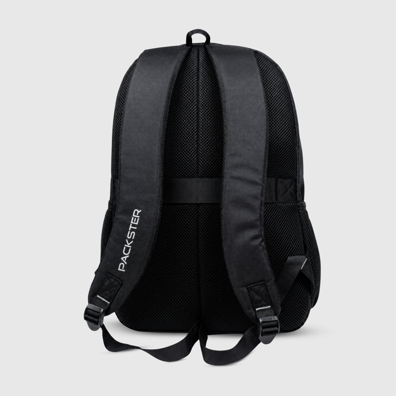 black travel backpack