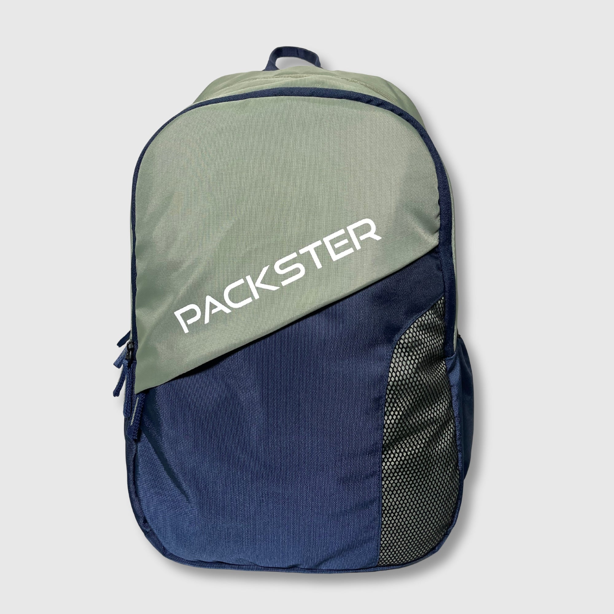 PACKSTER Gray Green Laptop Backpack – 35L Water-Resistant Bag with Padded Laptop Sleeve for College & Travel