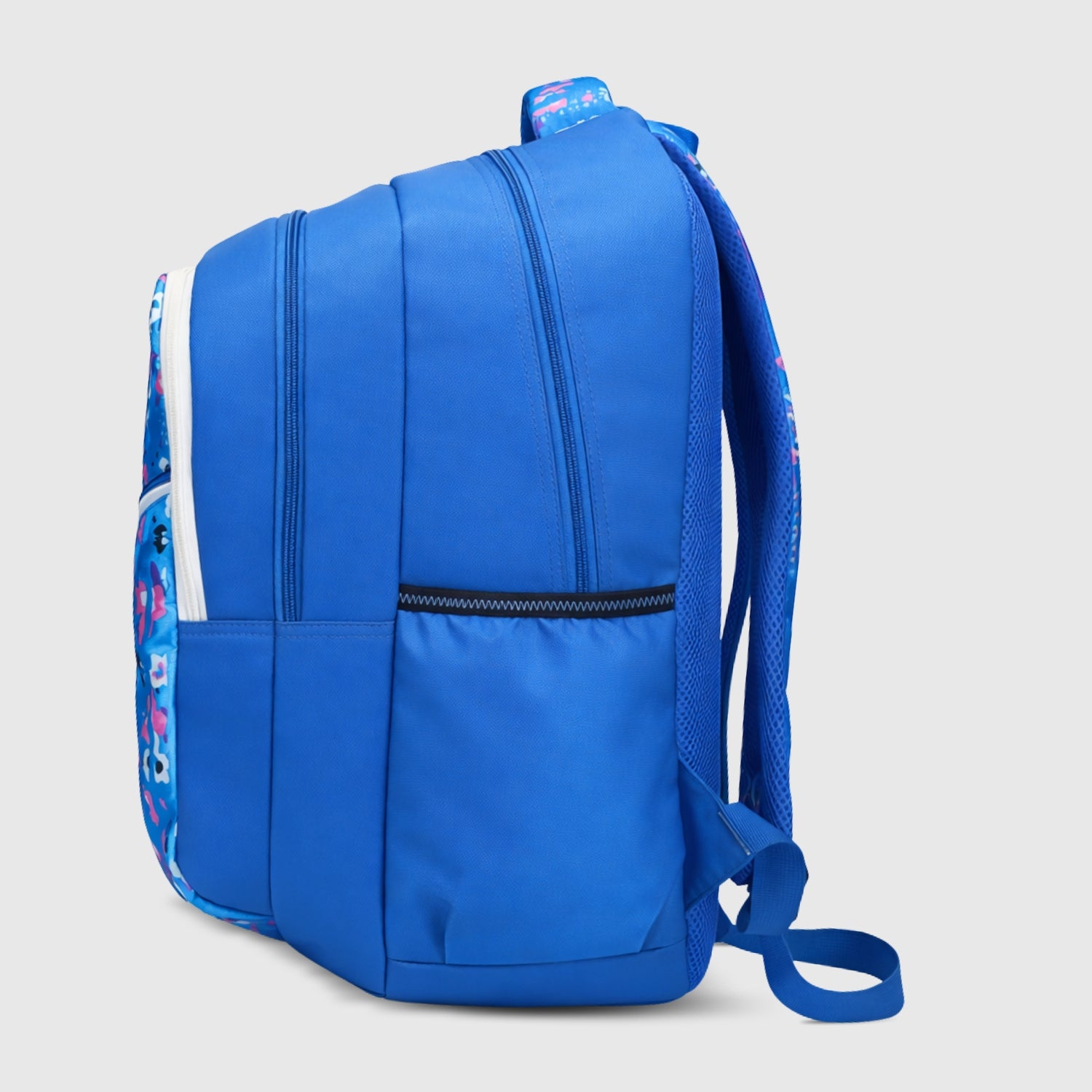 Packster 30L Kids School Bag for Girls 8–12 Years | BTS Twilight Series | Water-Resistant Casual Bag | Triple Compartment | Comfortable Padded Design | Durable Daily Use Backpack (Blue)