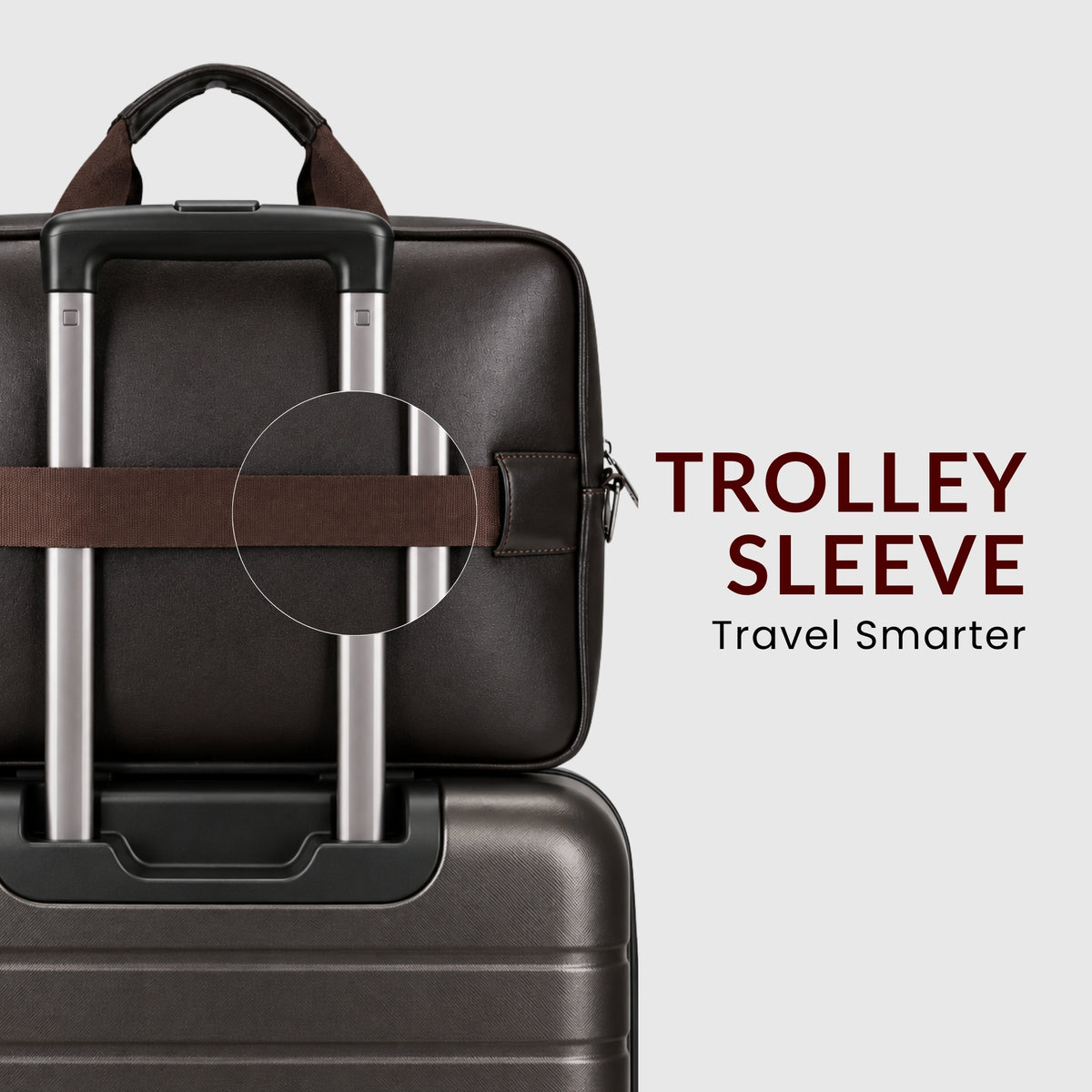 Brown Laptop Messenger Bag