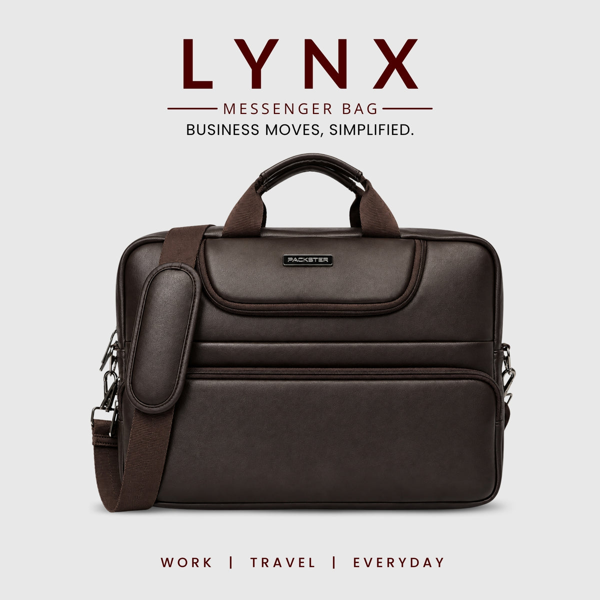 Brown Laptop Messenger Bag