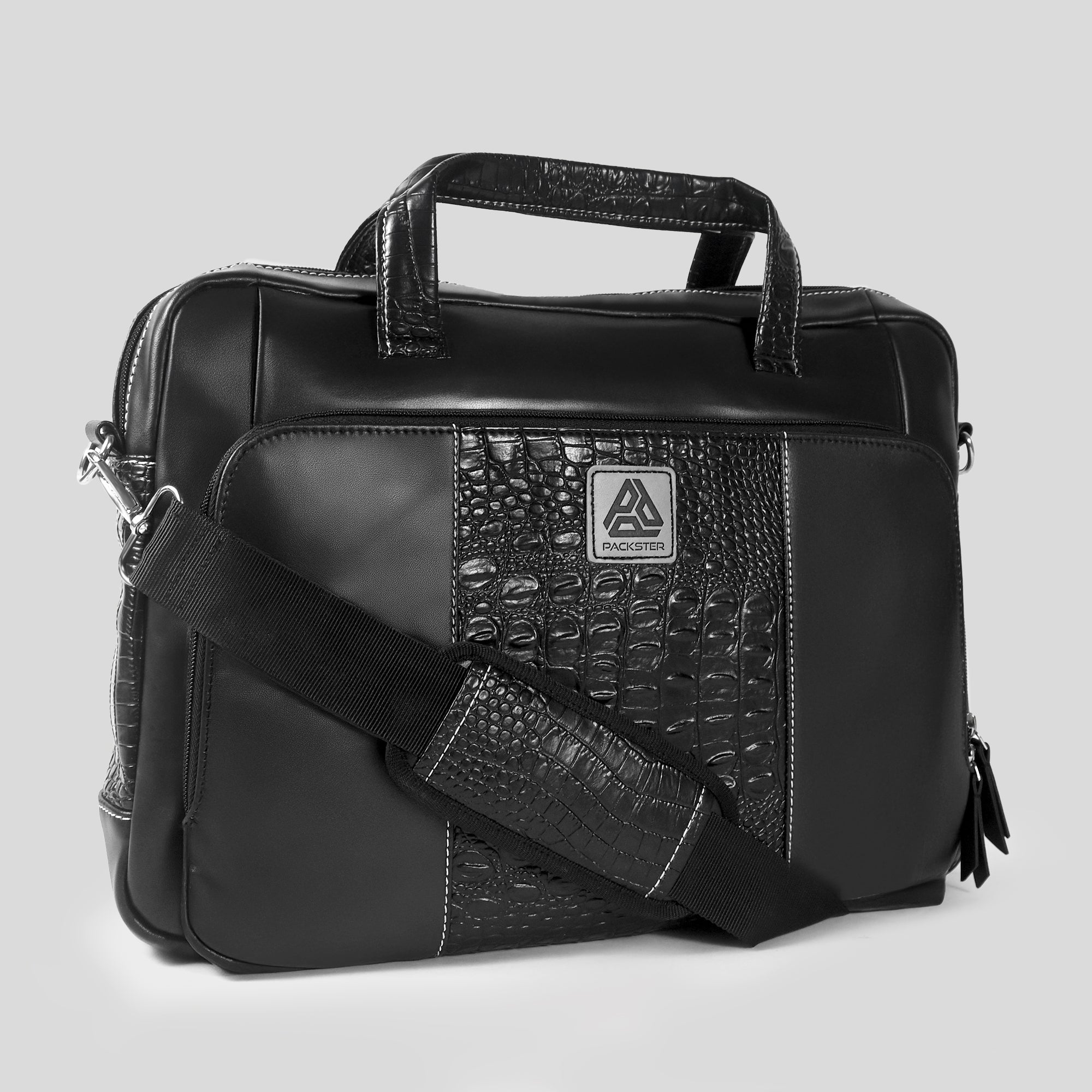 Executive Messenger | Croco Panels & Premium Trims