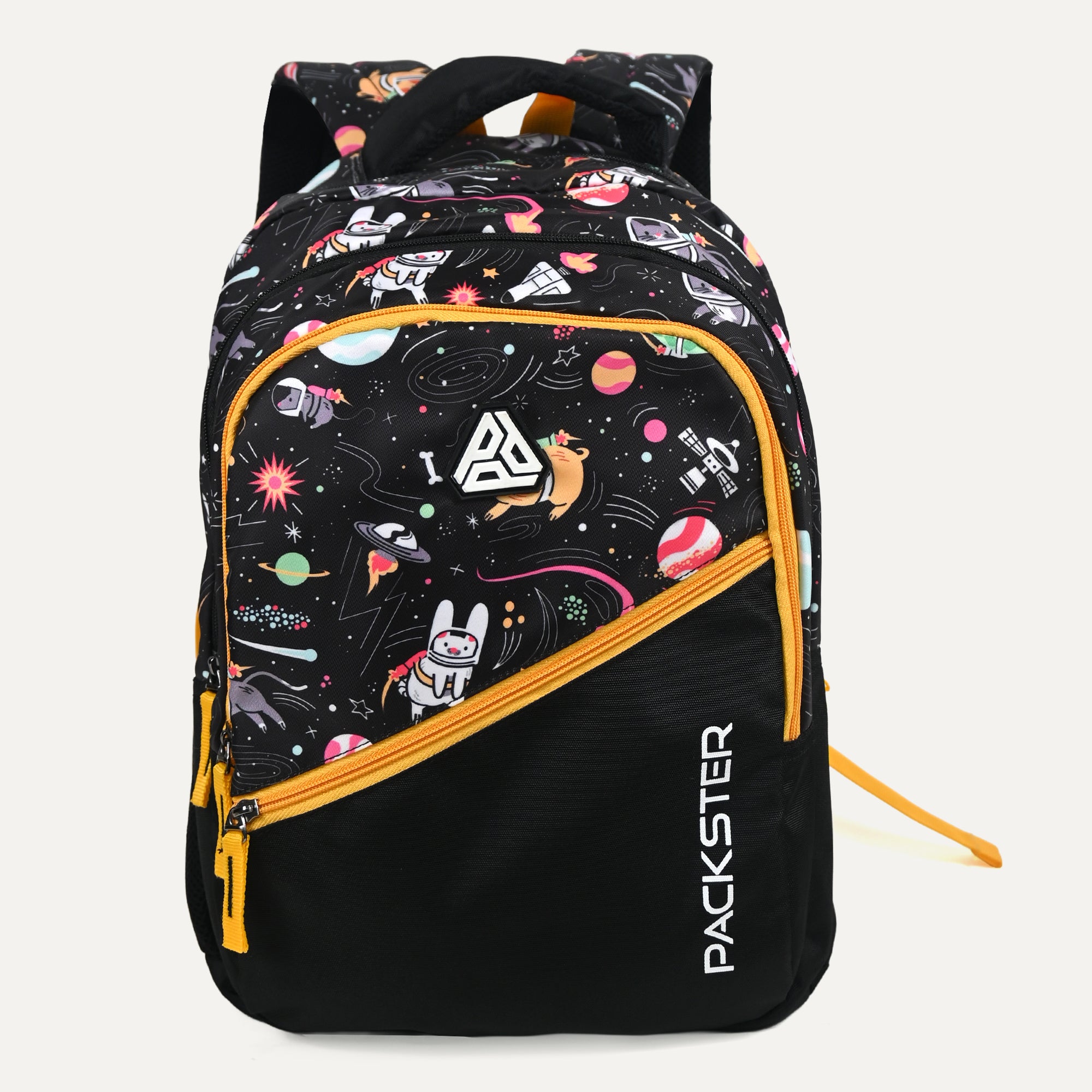 Packster BTS Series – Space Black School Backpack | 21L Water-Resistant Unisex Laptop Bag