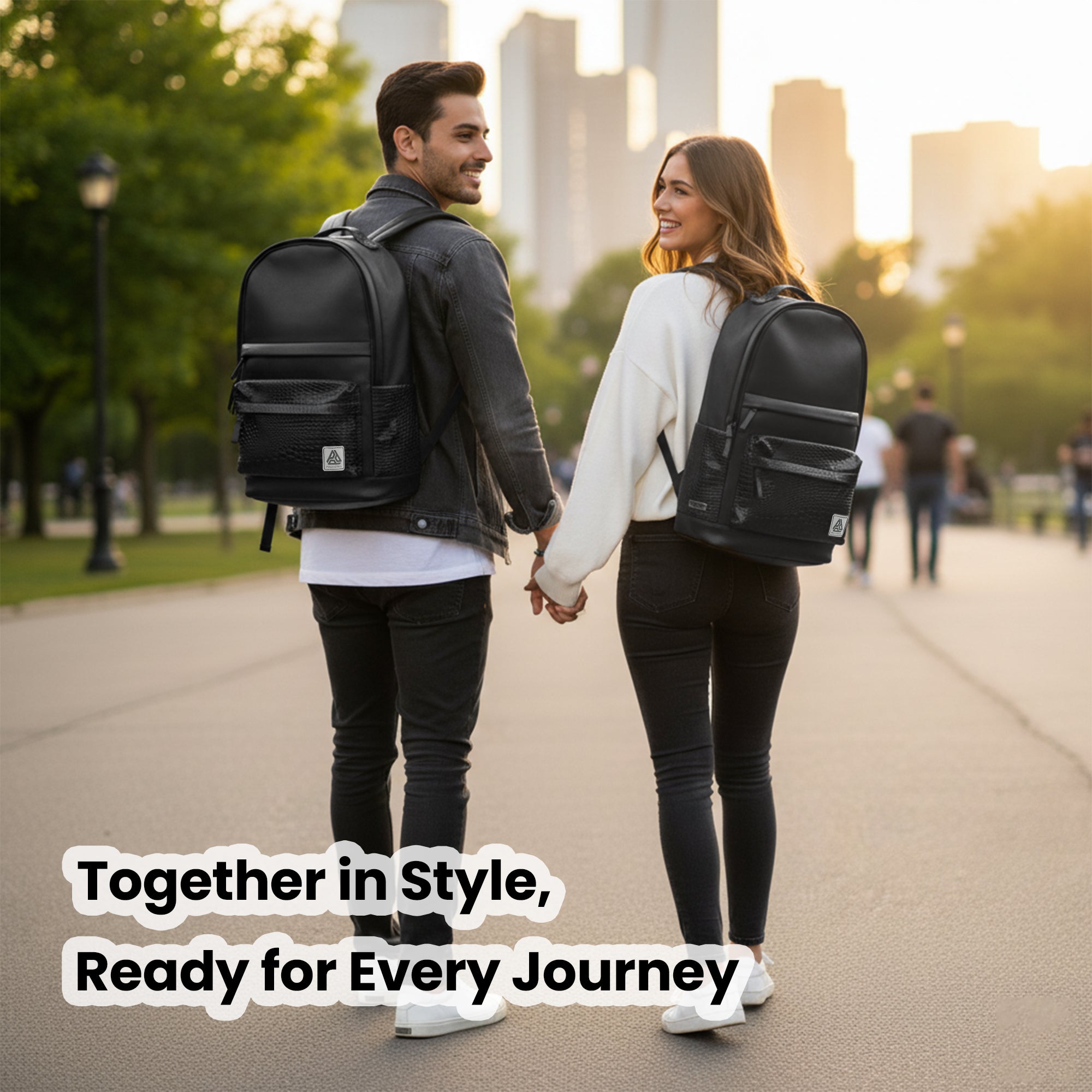 Backpack | Croco Accents, Modern Urban Design