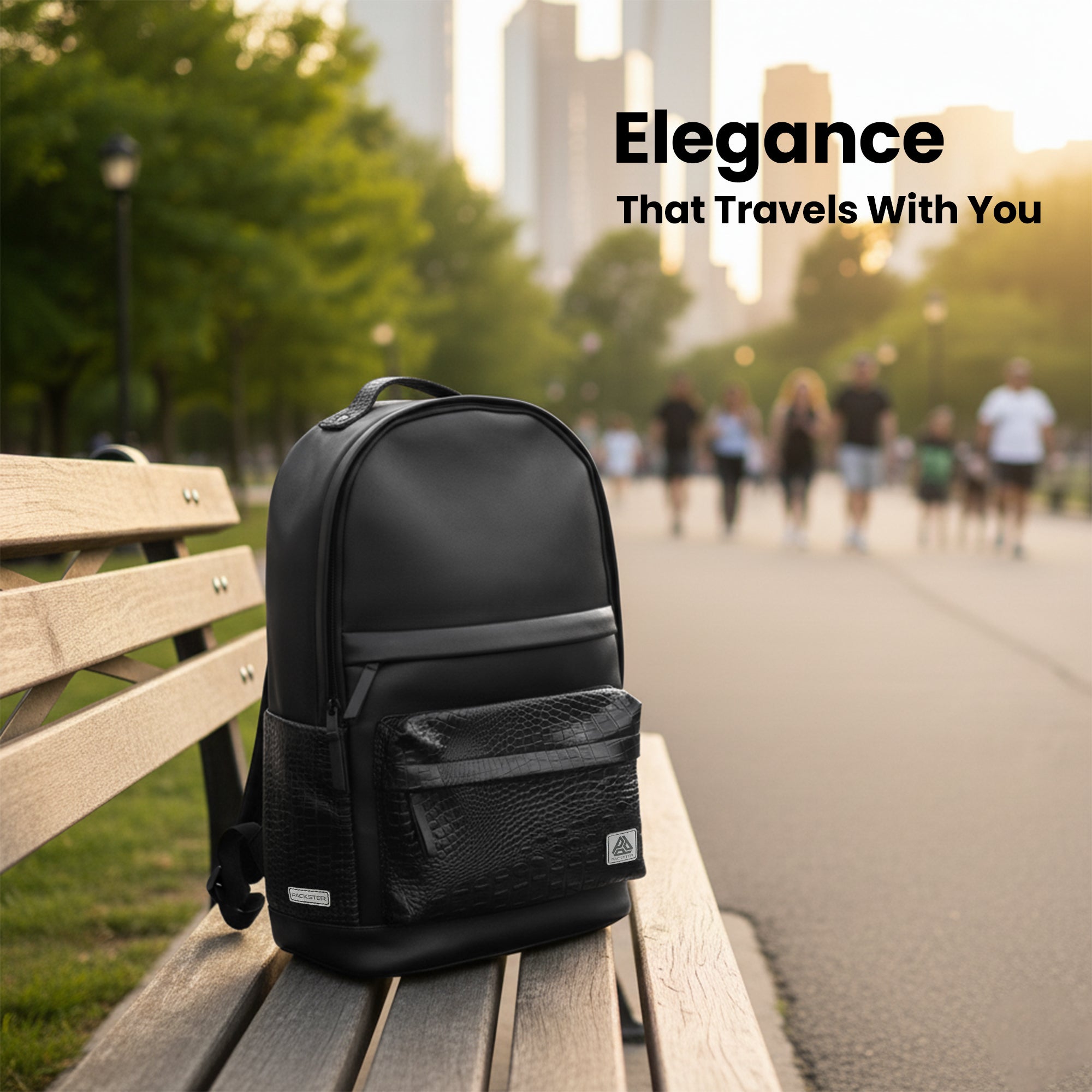 Backpack | Croco Accents, Modern Urban Design