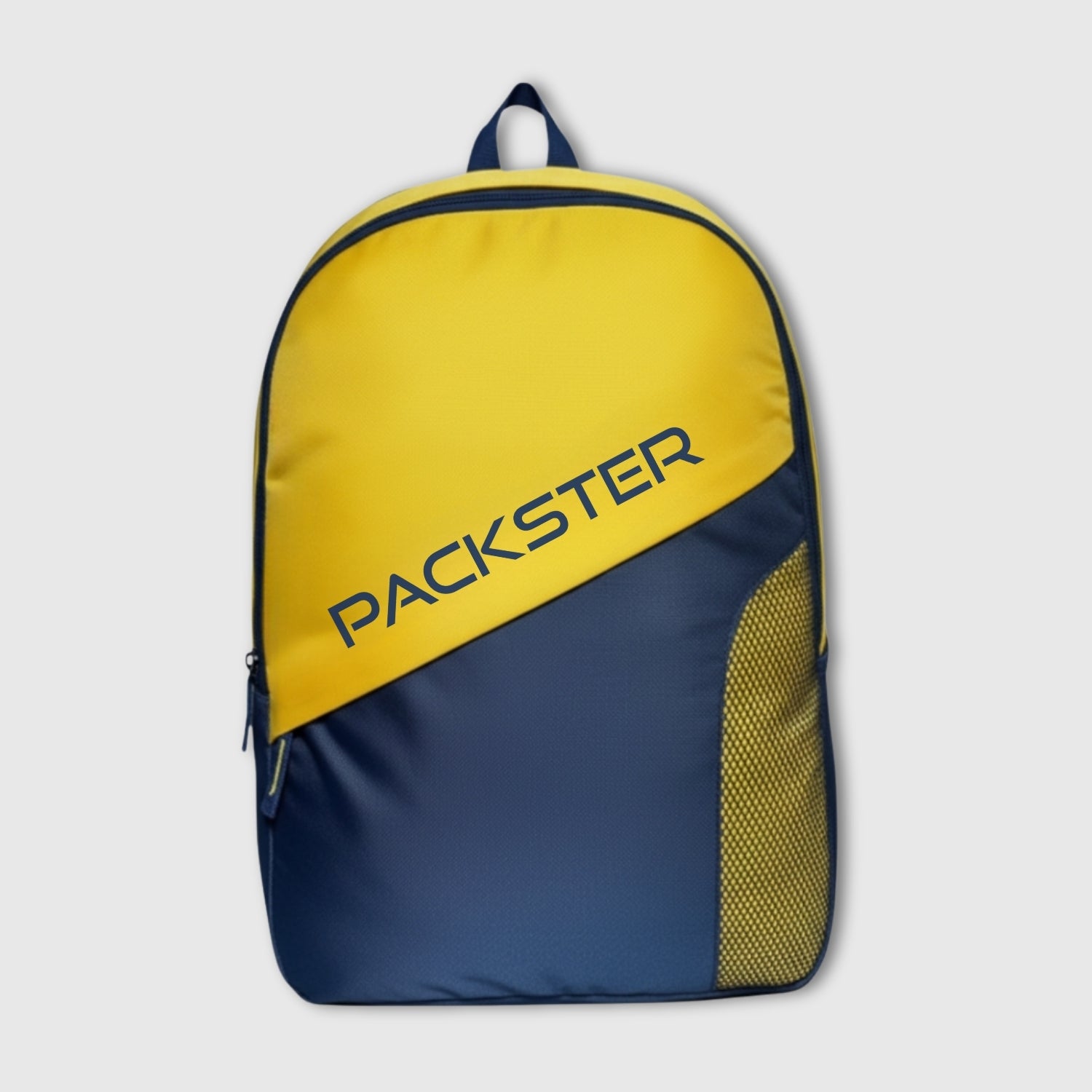 PACKSTER Yellow Laptop Backpack – 35L Water-Resistant Bag with Padded Laptop Sleeve for College & Travel