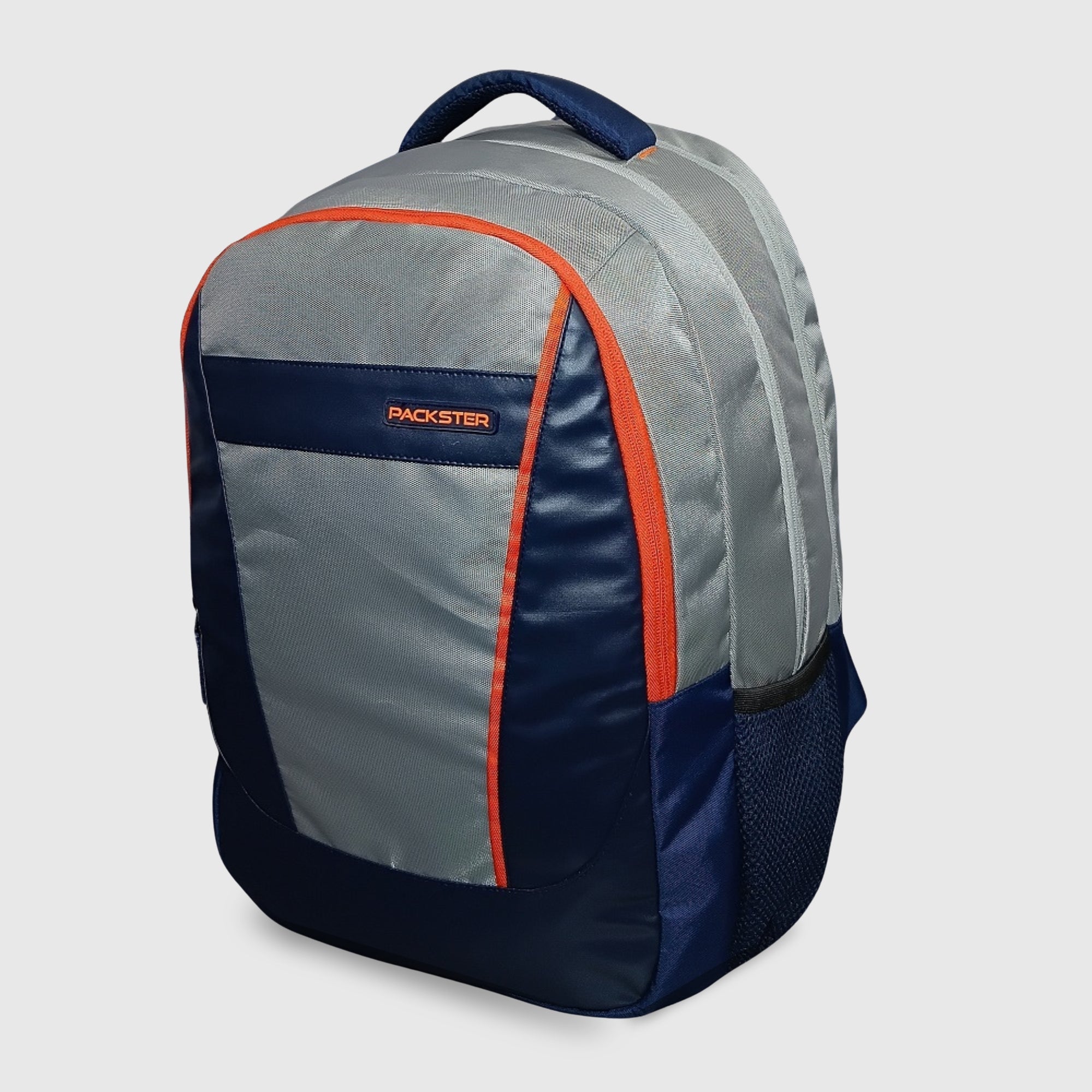 Packster Casual Laptop Backpack 40L | Grey Navy Travel & College Bag