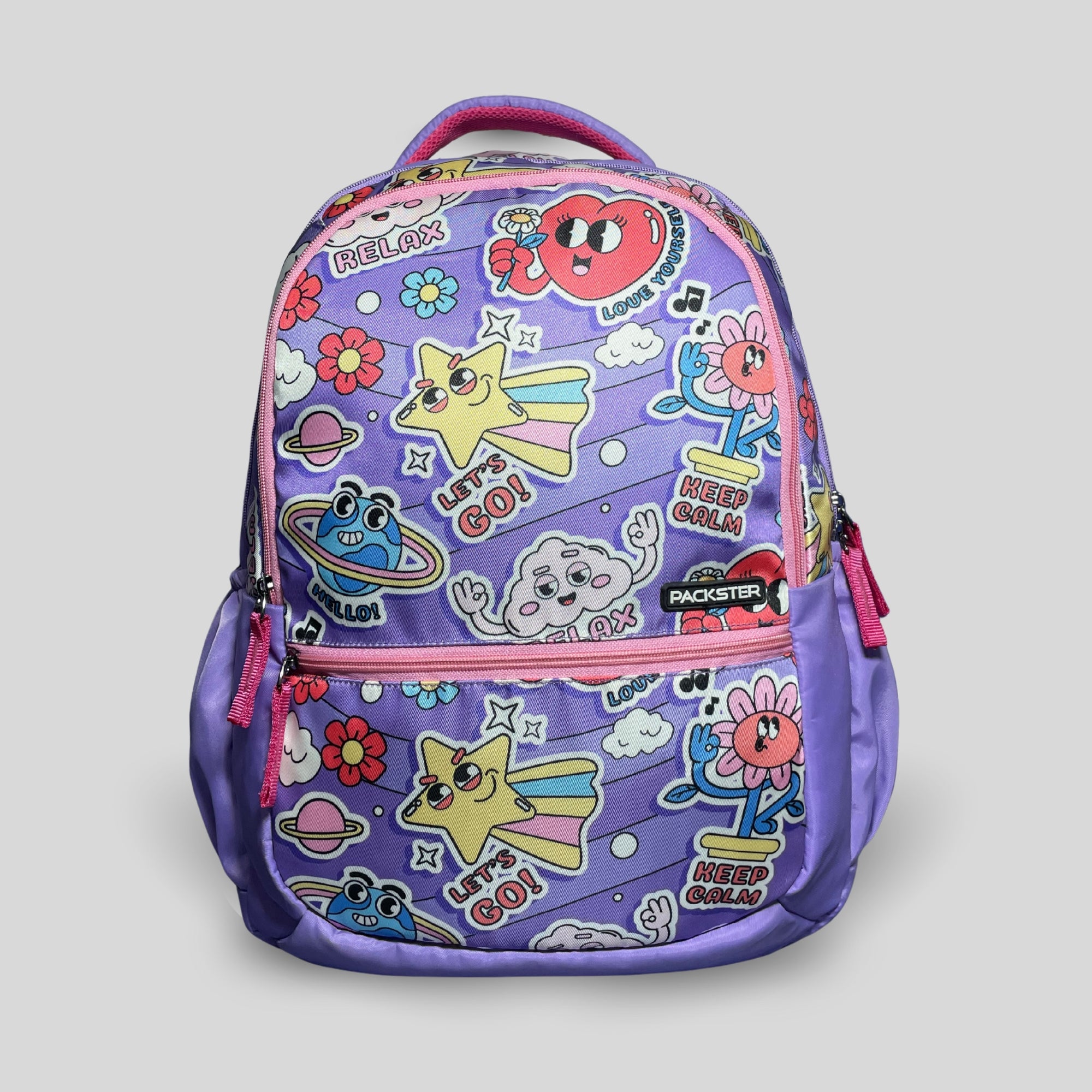 Packster BTS Series – BTS-RELAX Backpack – Lavender | 35L School & Travel Backpack for Girls